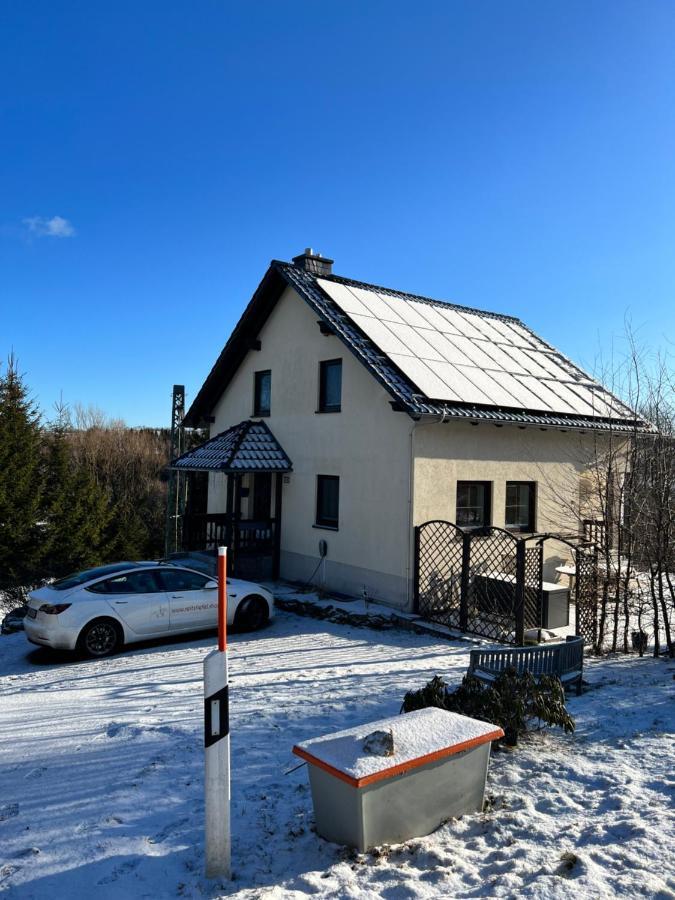 Luxus Ferienhaus Erzgebirge In Alleinlage Altenberg  Kültér fotó